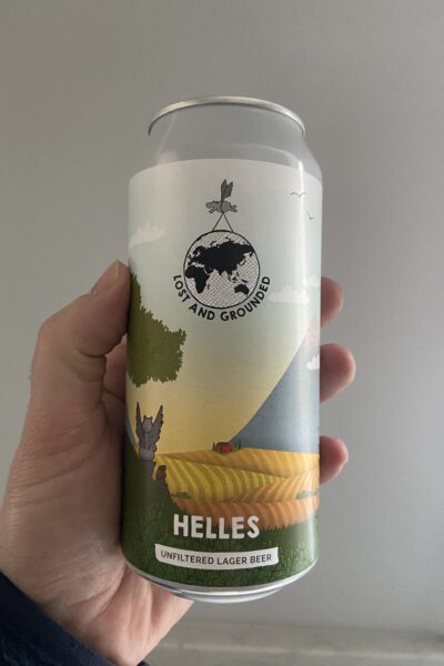 Helles Unfiltered Lager by Lost and Grounded Brewers.