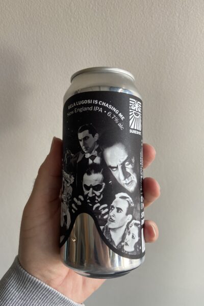 Bela Lugosi Is Chasing Me IPA by Sureshot Brewing x Deya Brewing Company. 