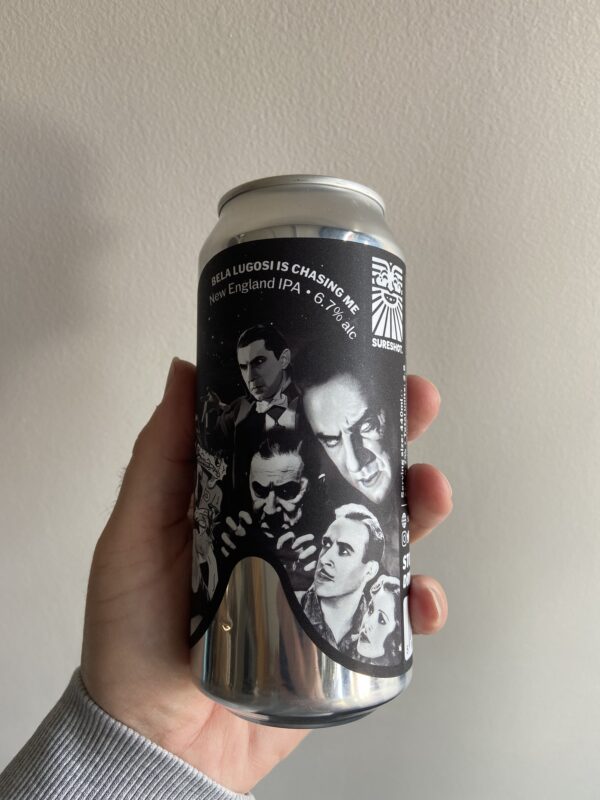 Bela Lugosi Is Chasing Me IPA by Sureshot Brewing x Deya Brewing Company. 