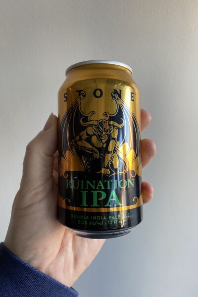 Stone Ruination Imperial IPA (2023) by Stone Brewing.