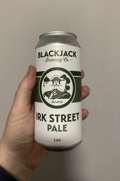 Irk Street Pale Ale by Blackjack Brewing Company.