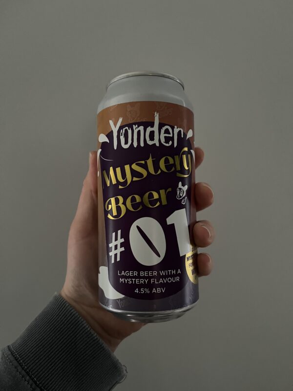 Mystery Beer #1 (2024) Lager by Yonder Brewing and Blending.