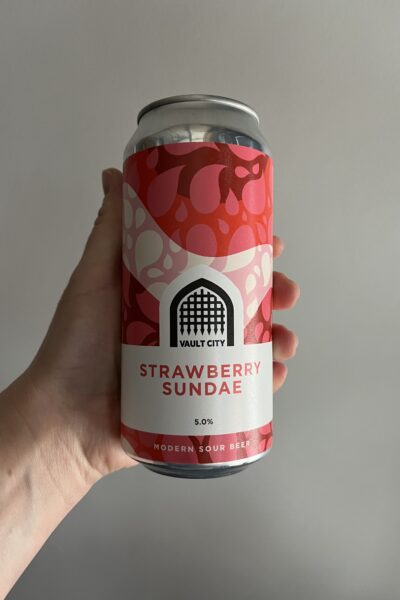 Strawberry Sundae Sour by Vault City Brewing.