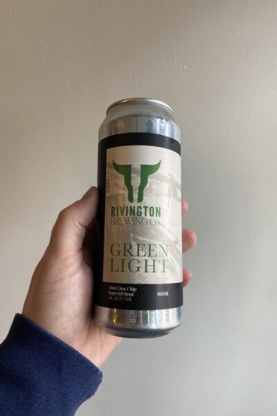 Green Light Imperial Stout by Rivington Brewing Company.