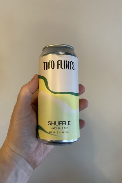 Shuffle Pale Ale by Two Flints Brewery.