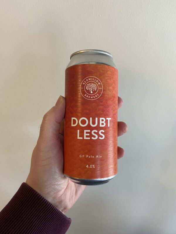 Doubtless Gluten Free Pale Ale by RedWillow Brewery.