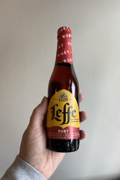 Leffe Ruby Fruit Beer by Abbaye de Leffe.