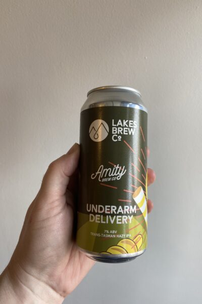 Underarm Delivery IPA by Lakes Brew Co X Amity Brewing.