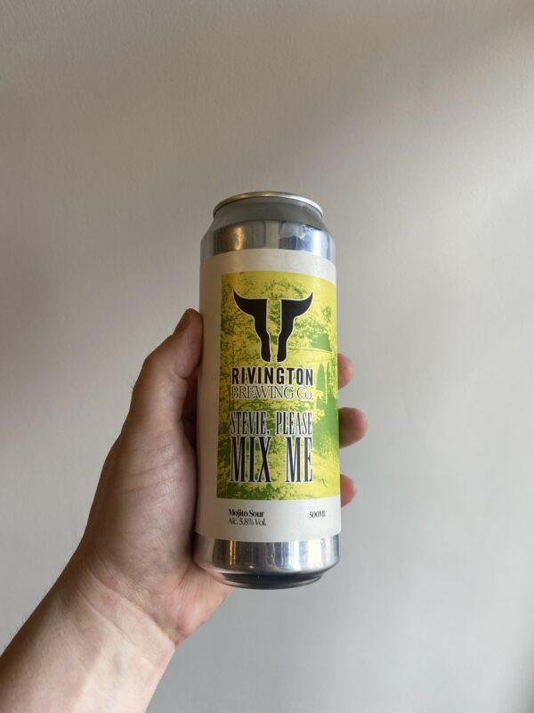 Stevie, Please Mix Me Mojito Sour by Rivington Brewing Company.