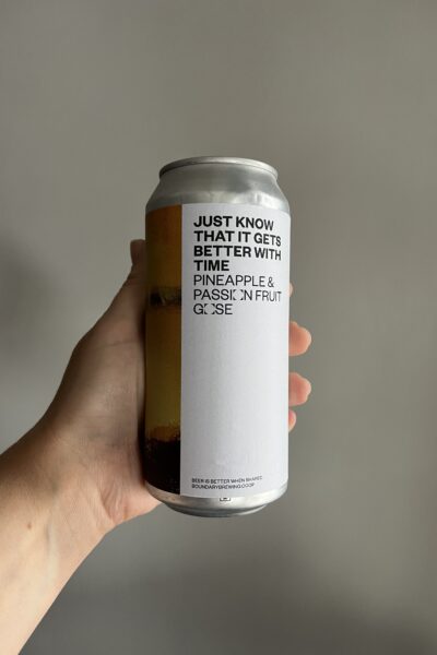 Just Know It Gets Better Pineapple and Passion Fruit Gose by Boundary Brewing.