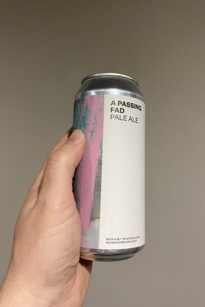 A Passing Fad Pale Ale by Boundary Brewing.