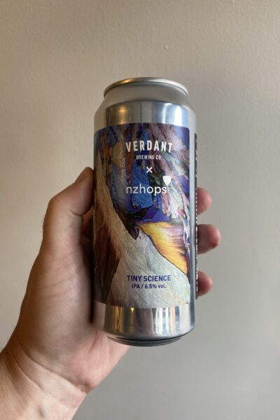 Tiny Science IPA by Verdant Brewing Company.