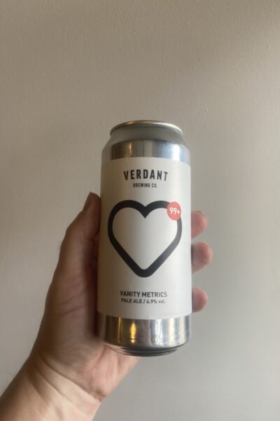 Vanity Metrics Pale Ale by Verdant Brewing Company.