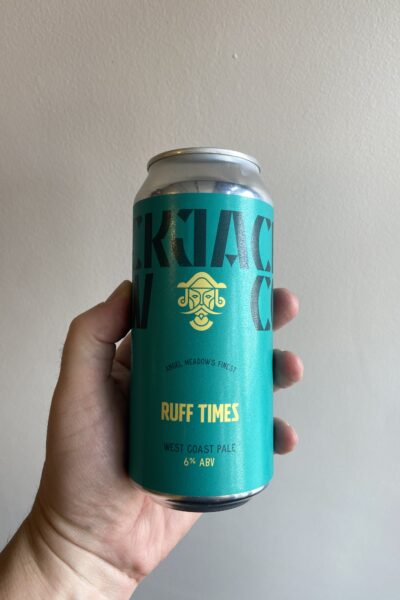 Ruff Times West Coast IPA by Blackjack Brewing Company.