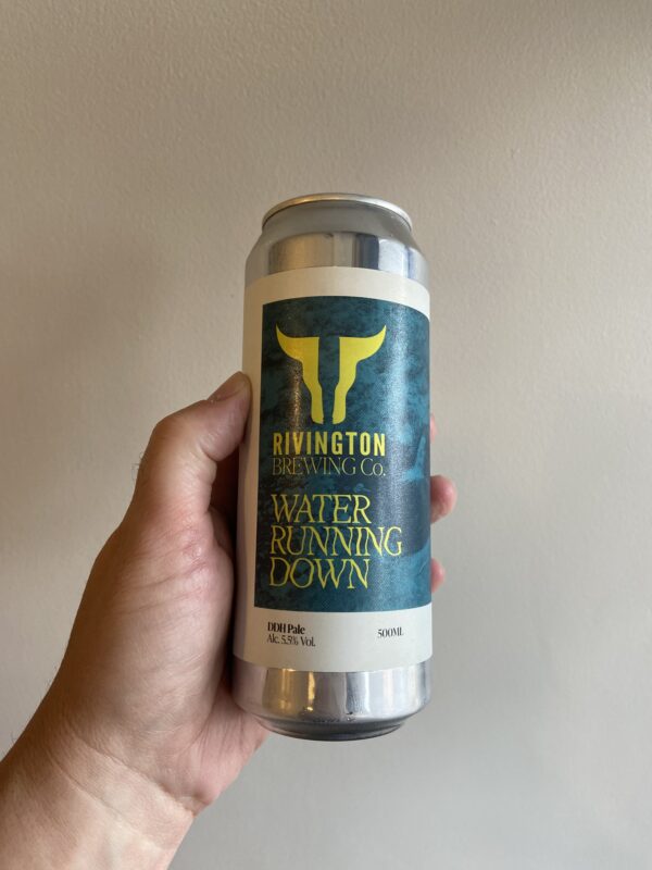 Water Running Down DDH Pale Ale by Rivington Brewing Company.