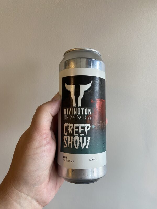 Creep Show Double IPA by Rivington Brewing Company.