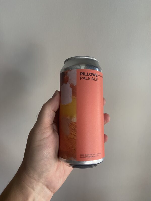 Pillows Pale Ale by Boundary Brewing.