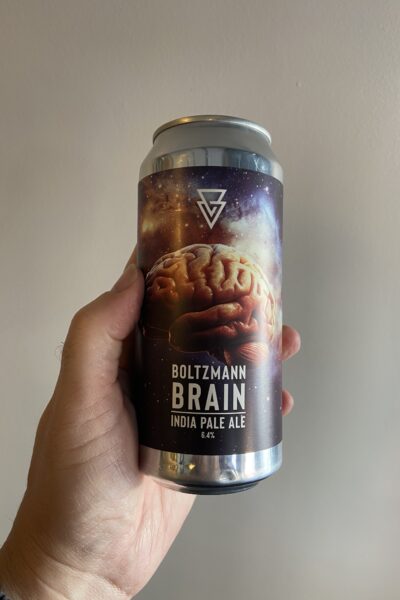 Boltzmann Brain Hazy IPA by Azvex Brewing Company.