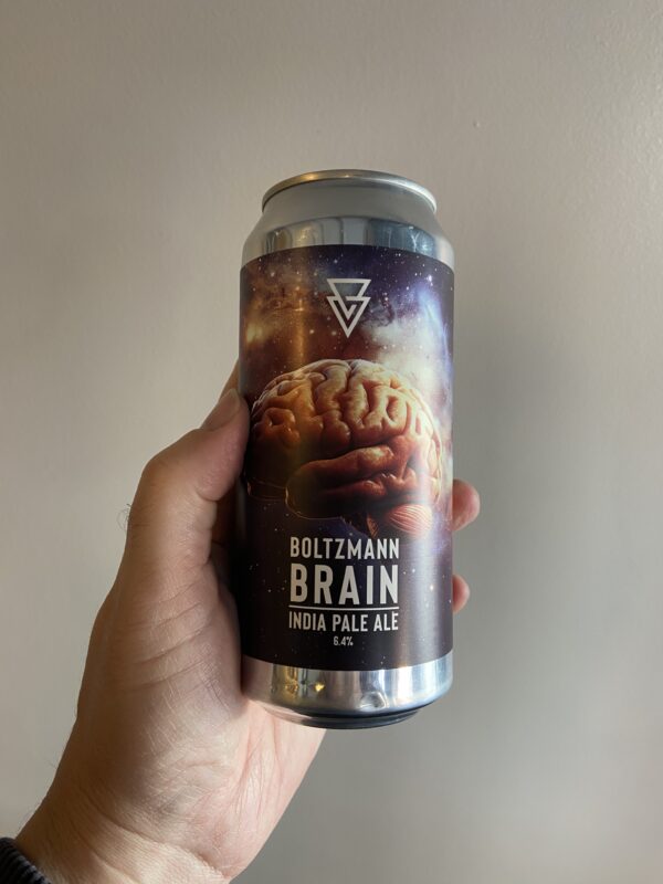 Boltzmann Brain Hazy IPA by Azvex Brewing Company.