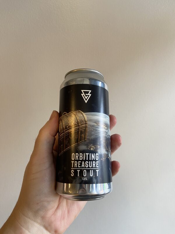 Orbiting Treasure Stout by Azvex Brewing Company.