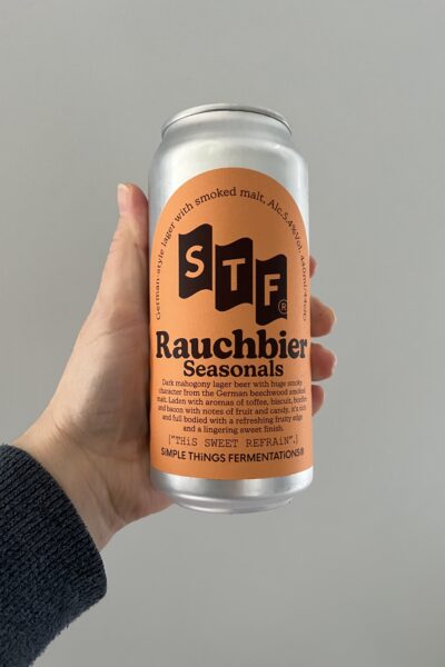 Raunchbier Smoked Lager by Simple Things Fermentations.