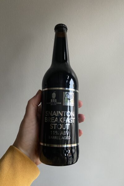 Snainton Breakfast Stout Barrel Aged Imperial Stout by North Riding Brewery.