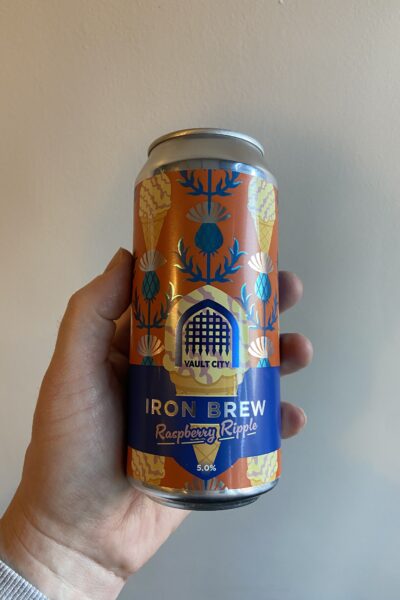 Iron Brew Raspberry Ripple Smoothie Sour by Vault City Brewing.