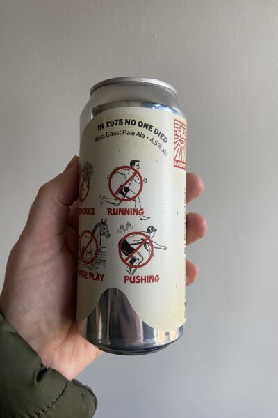 In 1975 No One Died GF Pale Ale by Sureshot Brewing Company.