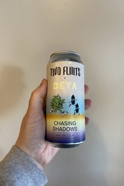 Chasing Shadows IPA by Two Flints Brewery x DEYA Brewing Company.