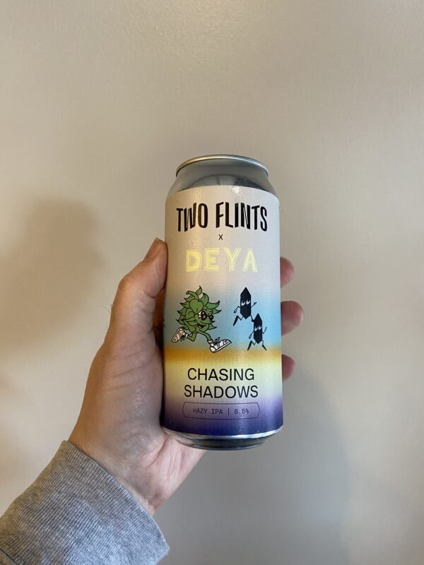 Chasing Shadows IPA by Two Flints Brewery x DEYA Brewing Company.