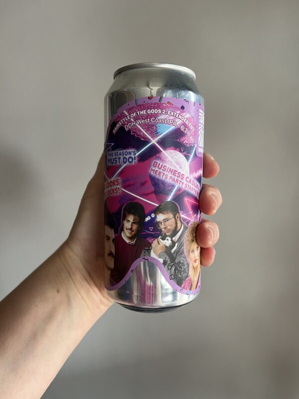 Hairstyle of the Gods 2: Extended Cut West Coast IPA by Sureshot Brewing Company.