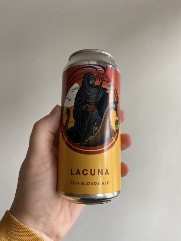 Lacuna DDH Blonde Ale by Otherworld Brewing.