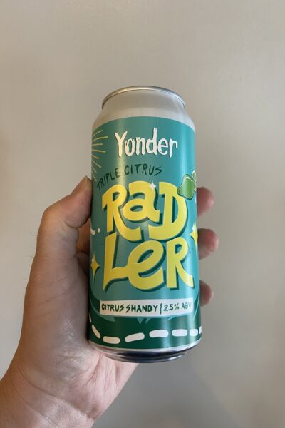 Triple Citrus Radler by Yonder Brewing.