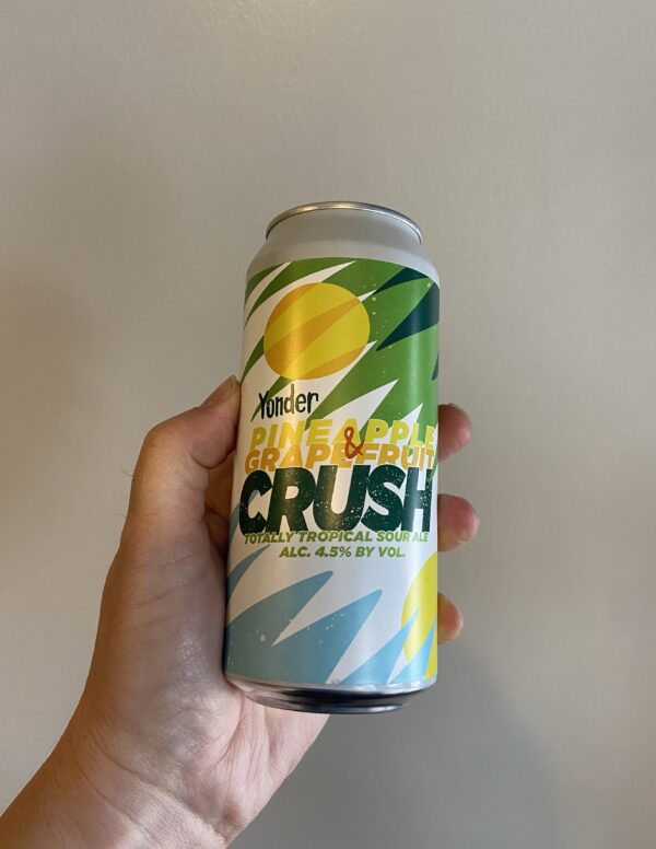 Pineapple & Grapefruit Crush Sour by Yonder Brewing.