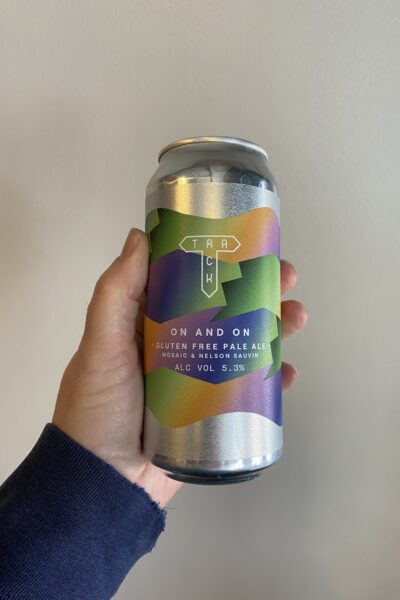 On And On Gluten Free Pale Ale by Track Brewing Company.