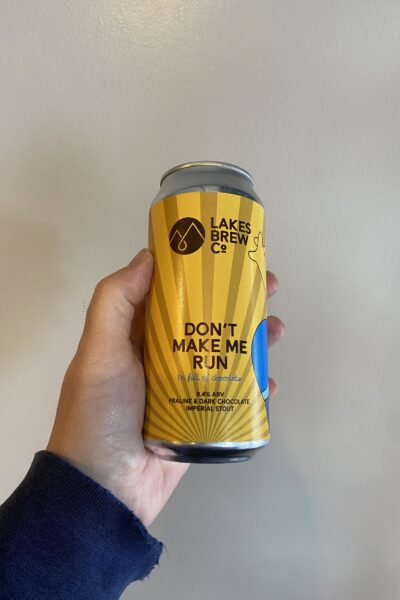 Don't Make Me Run Imperial Stout by Lakes Brew Co.