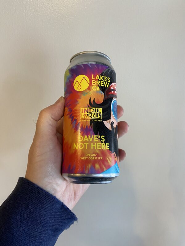 Dave's Not Here West Coast IPA by Lakes Brew Co.
