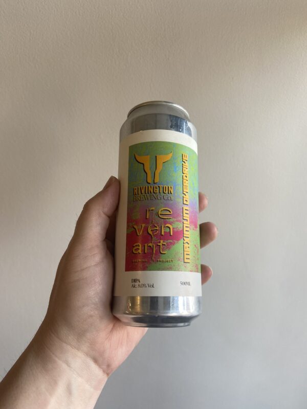Maximum Overdrive Double IPA by Rivnington Brewing Company.