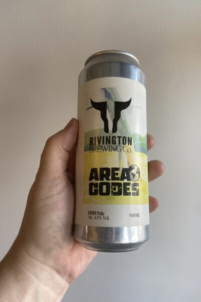 Area Codes DDH Pale Ale by Rivington Brewing Company.