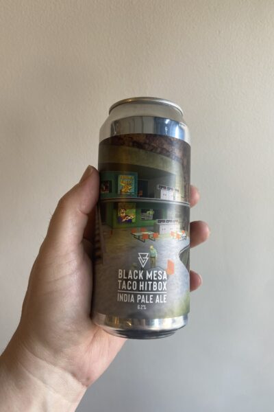 Black Mesa Taco Hitbox IPA by Azvex Brewing Company.