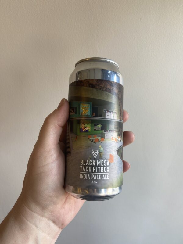 Black Mesa Taco Hitbox IPA by Azvex Brewing Company.