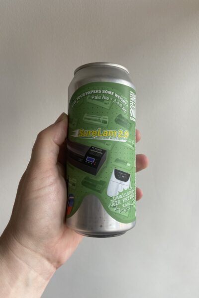 Give Your Papers Some Weight Pale Ale by Sureshot Brewing.