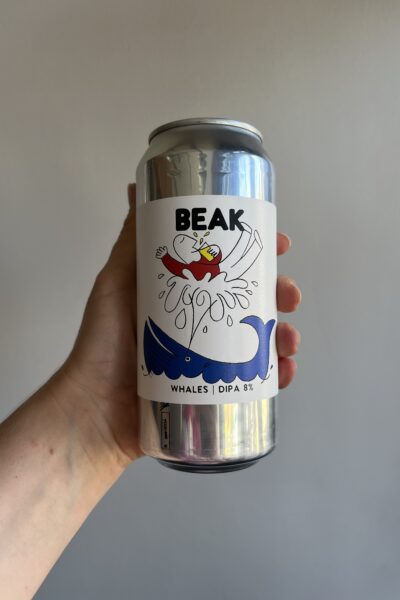 Whales Double IPA by Beak Brewery.