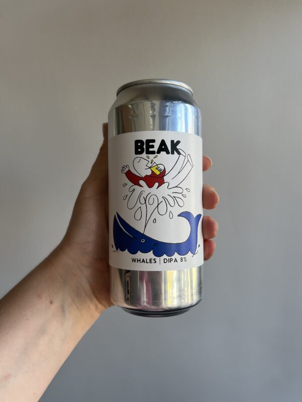 Whales Double IPA by Beak Brewery.