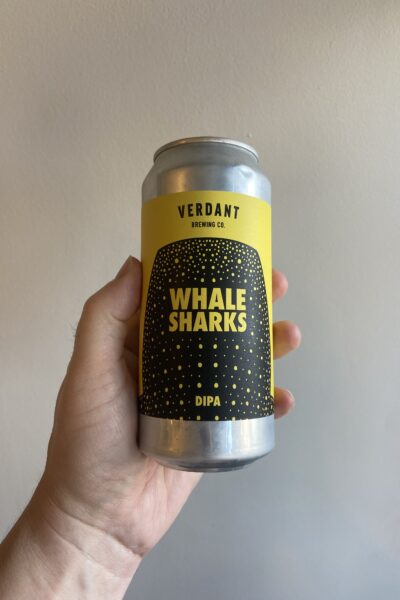Whale Sharks Double IPA by Verdant Brewing Company.