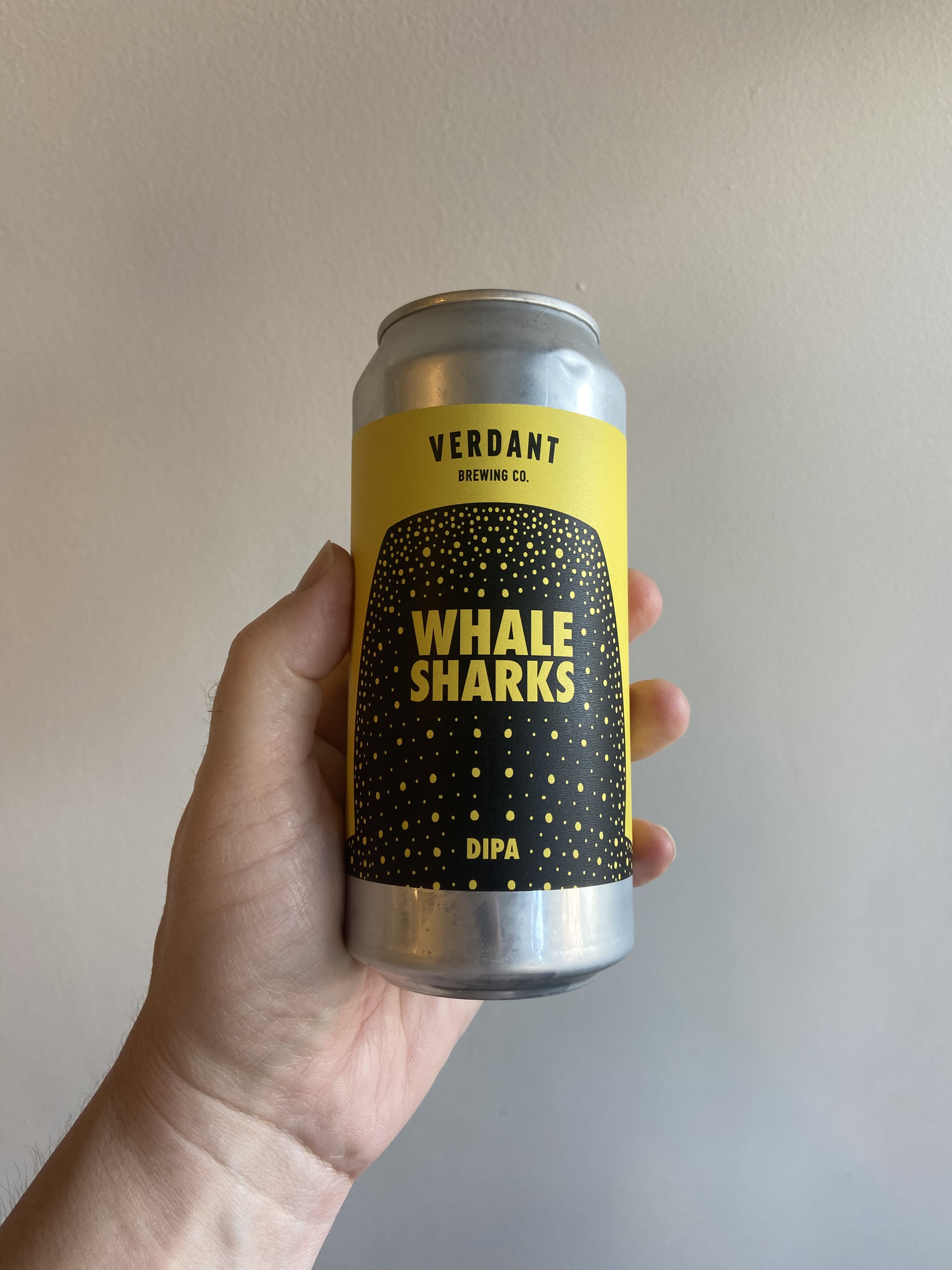 Whale Sharks Double IPA by Verdant Brewing Company.