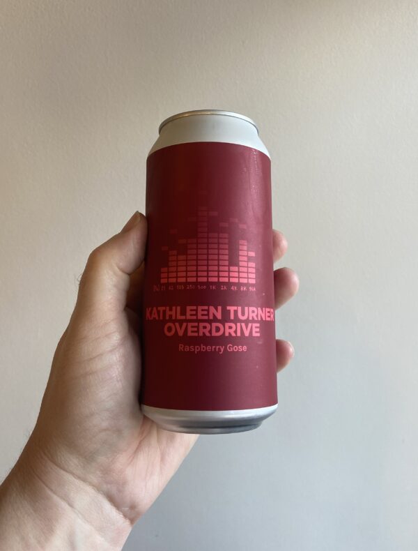 Kathleen Turner Overdrive Raspberry Gose by Pomona Island Brew Co.
