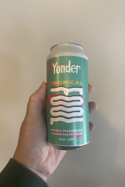 Tropical Fool Imperial Pastry Sour by Yonder Brewing.