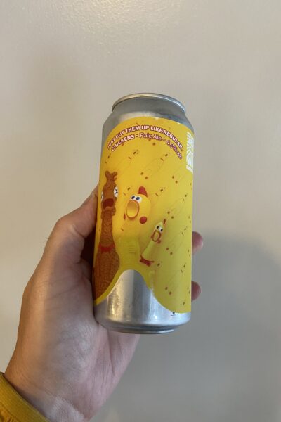 Just Cut Them Up Like Regular Chickens Pale Ale by Sureshot Brewing Company.