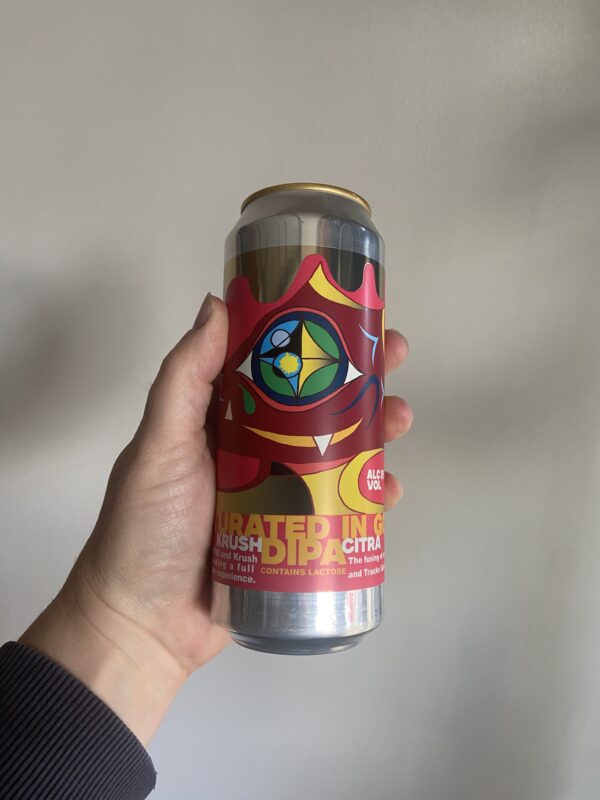 Saturated In Gold - Krush & Citra DIPA by DEYA Brewing Company.